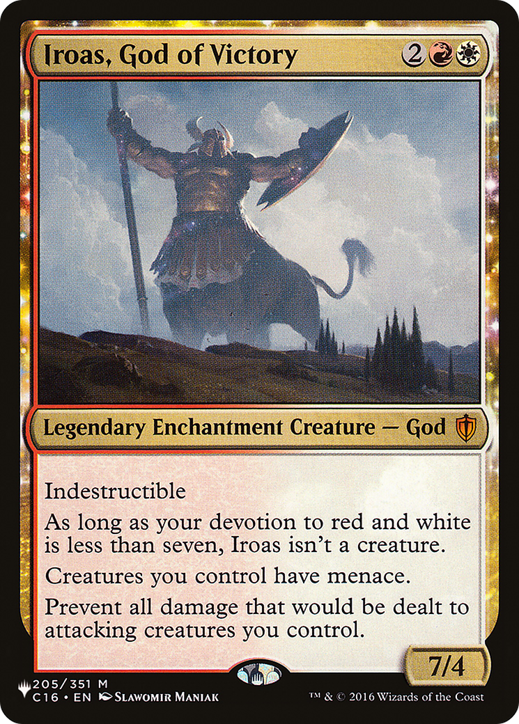 Iroas, God of Victory (C16-205) - The List