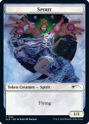 Spirit (SLD) // Angel Double-sided Token (1341 // 001) - Secret Lair Drop Series