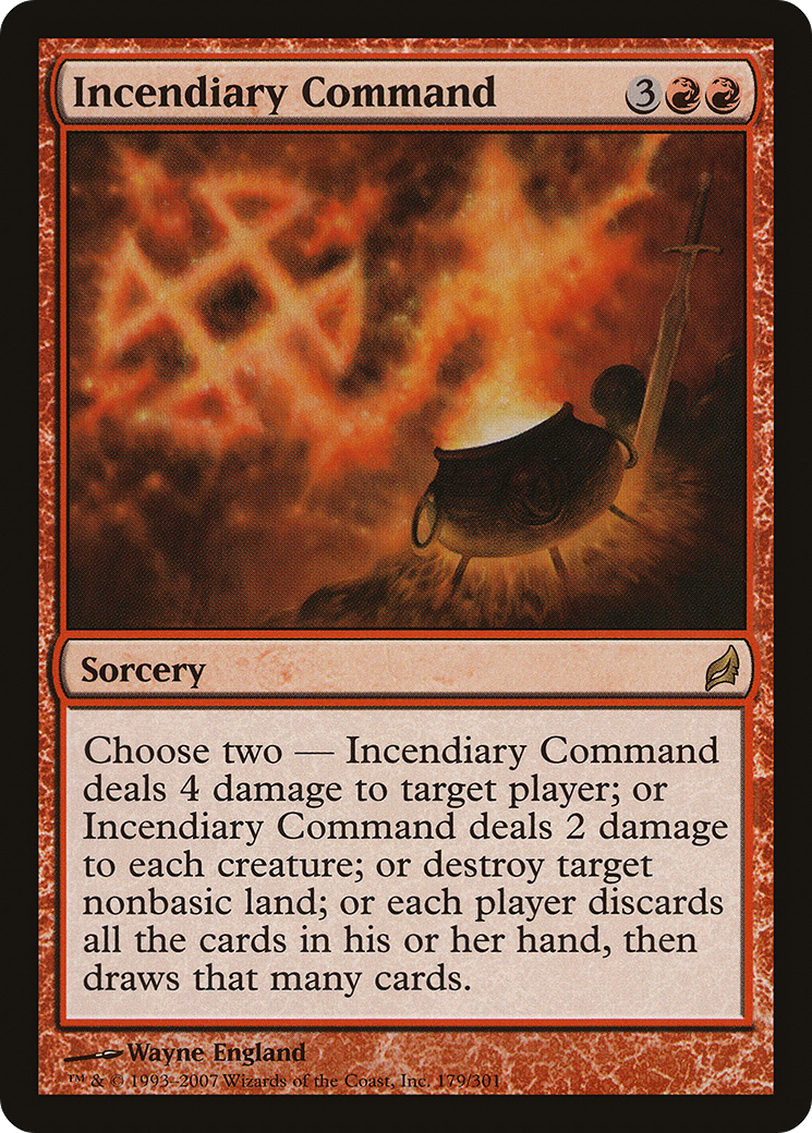 Incendiary Command (179) - Lorwyn