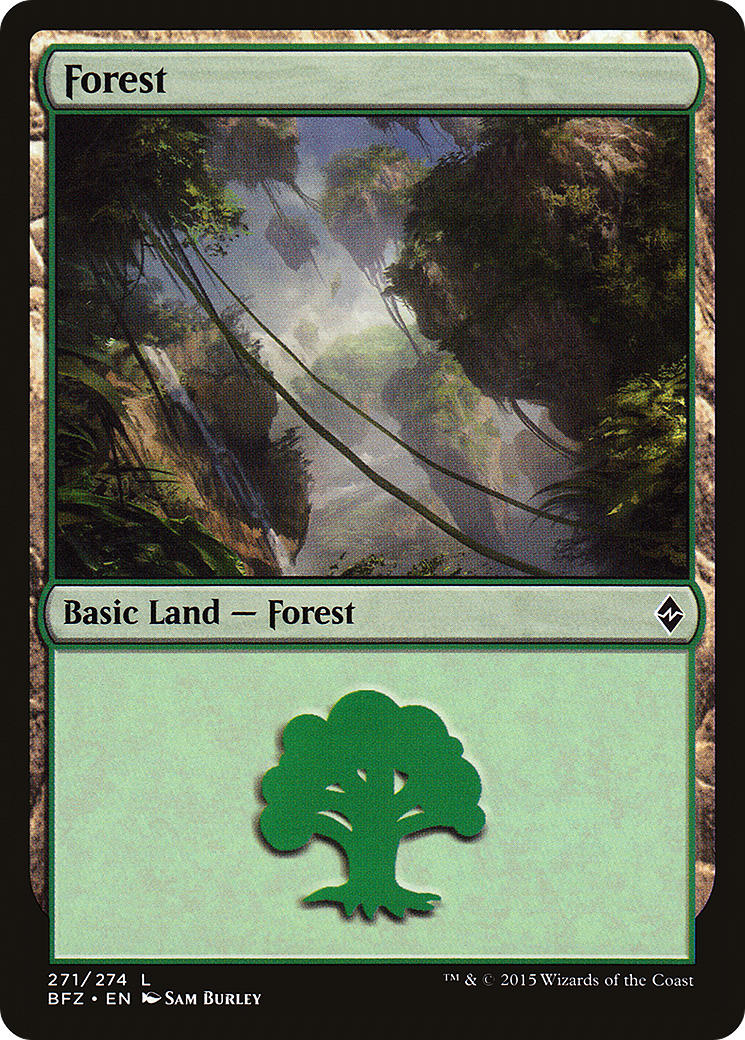 Forest (271a) - Battle for Zendikar
