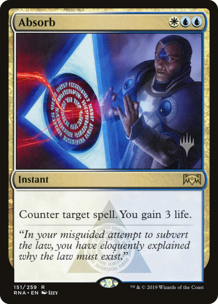 Absorb (151p) - Ravnica Allegiance Promos