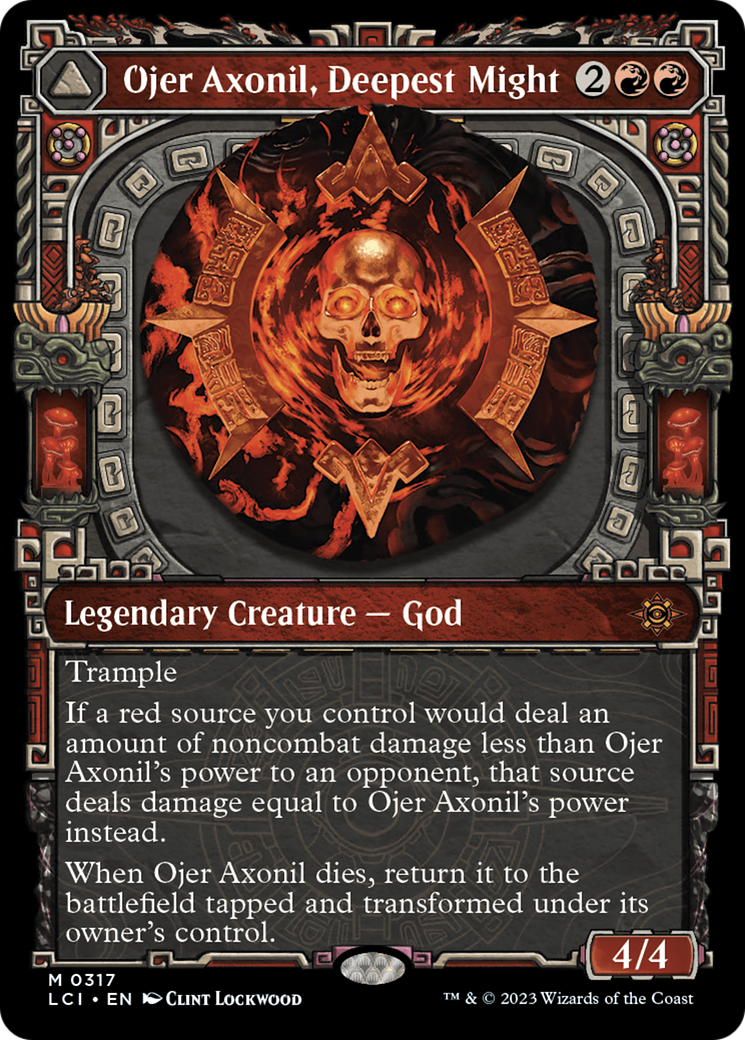 Ojer Axonil, Deepest Might (Showcase) (317) Foil - The Lost Caverns of Ixalan