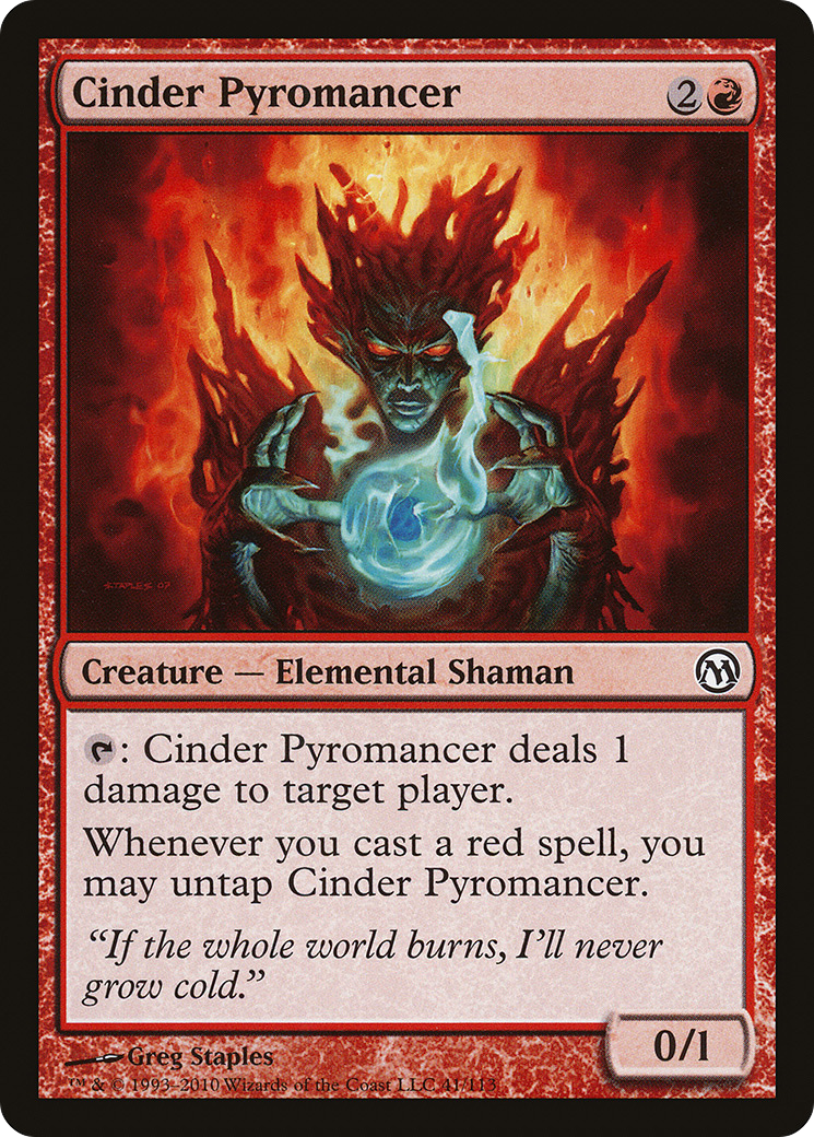 Cinder Pyromancer (041) - Duels of the Planeswalkers