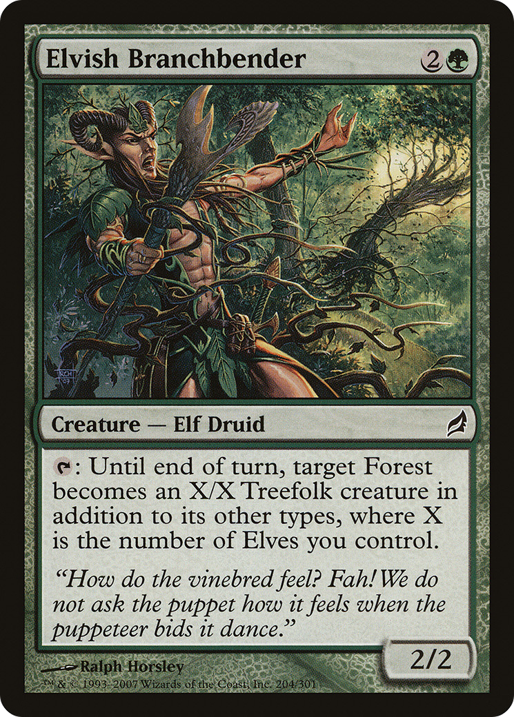 Elvish Branchbender (204) Foil - Lorwyn
