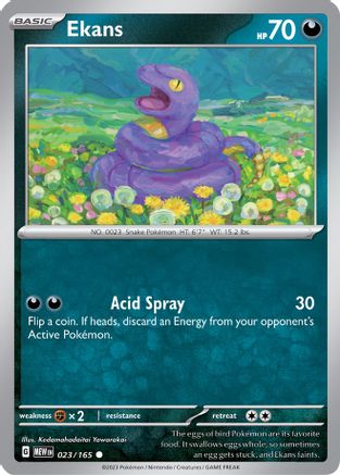 Ekans (23) - SV Scarlet & Violet 151