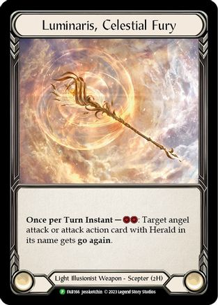 Luminaris, Celestial Fury (FAB166) Rainbow Foil - FaB Promos