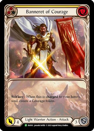 Banneret of Courage (FAB161) Rainbow Foil - FaB Promos