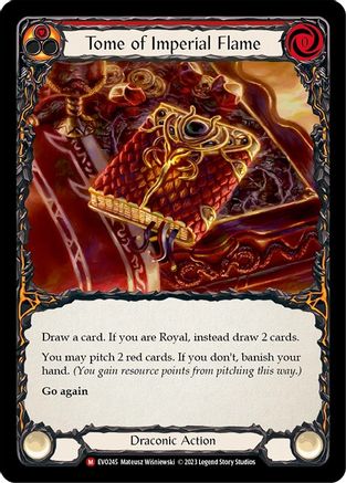 Tome of Imperial Flame (EVO245) Rainbow Foil - Bright Lights