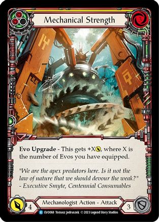 Mechanical Strength (Yellow) (EVO068) Rainbow Foil - Bright Lights