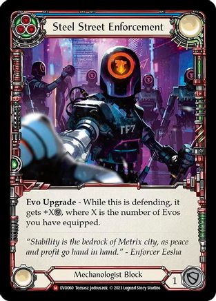 Steel Street Enforcement (EVO060) Rainbow Foil - Bright Lights