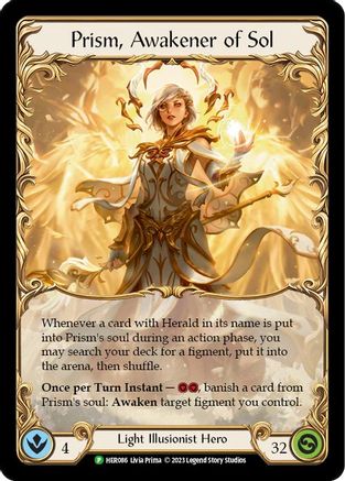 Prism, Awakener of Sol (HER086) Cold Foil - FaB Promos