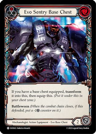 Evo Sentry Base Chest (EVO043) Cold Foil - Bright Lights