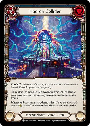 Hadron Collider (Blue) (EVO092) Rainbow Foil - Bright Lights
