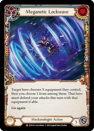 Meganetic Lockwave (EVO143) Rainbow Foil - Bright Lights