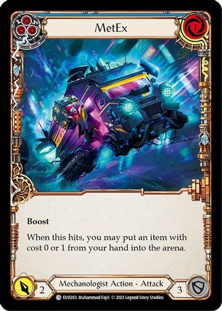 MetEx (Blue) (EVO203) Rainbow Foil - Bright Lights