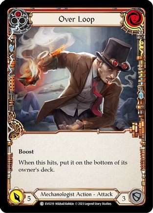 Over Loop (Red) (EVO219) Rainbow Foil - Bright Lights
