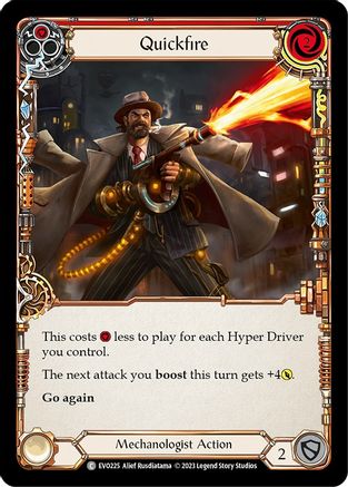 Quickfire (Red) (EVO225) Rainbow Foil - Bright Lights