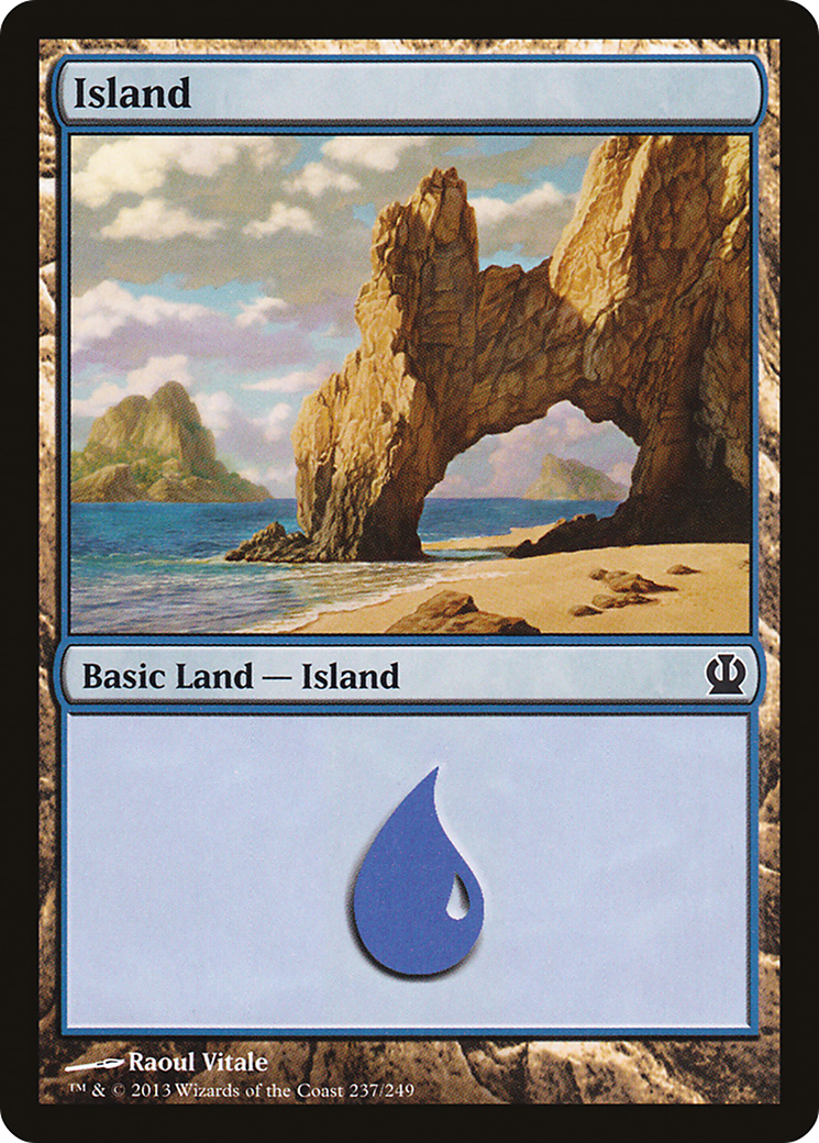 Island (237) Foil - Theros