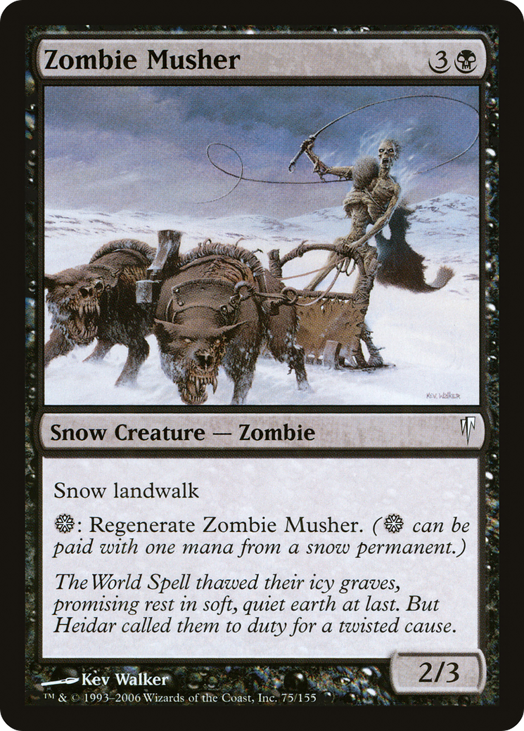 Zombie Musher (075) - Coldsnap