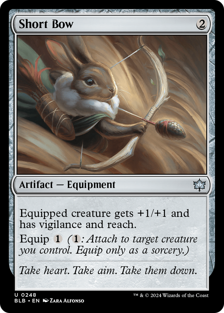 Short Bow (248) Foil - Bloomburrow
