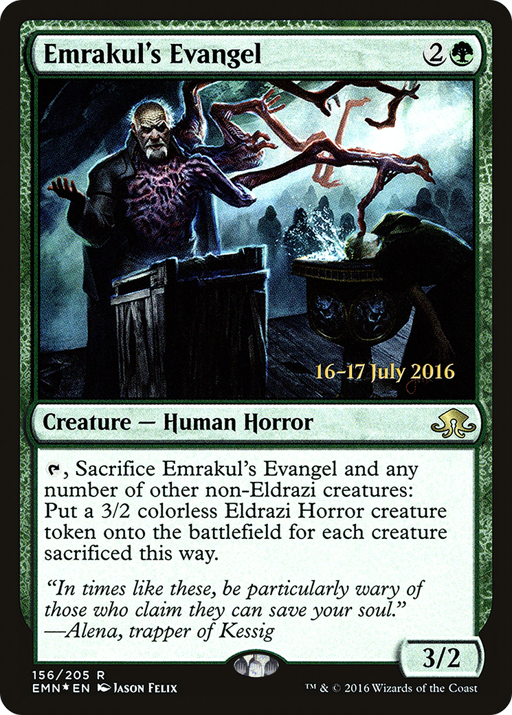 Emrakul's Evangel (156) Foil - Eldritch Moon Promos