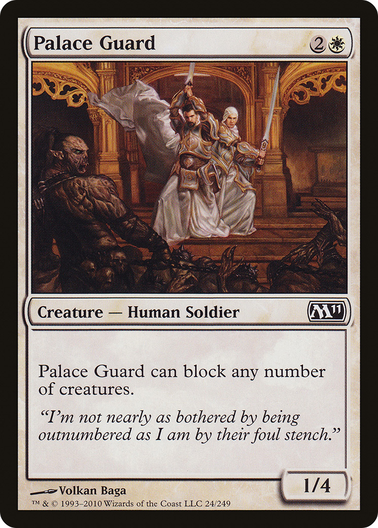 Palace Guard (024) Foil - Magic 2011
