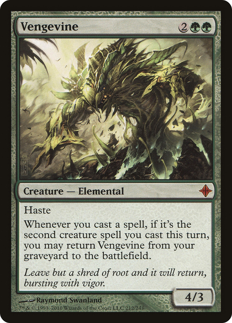 Vengevine (212) Foil - Rise of the Eldrazi
