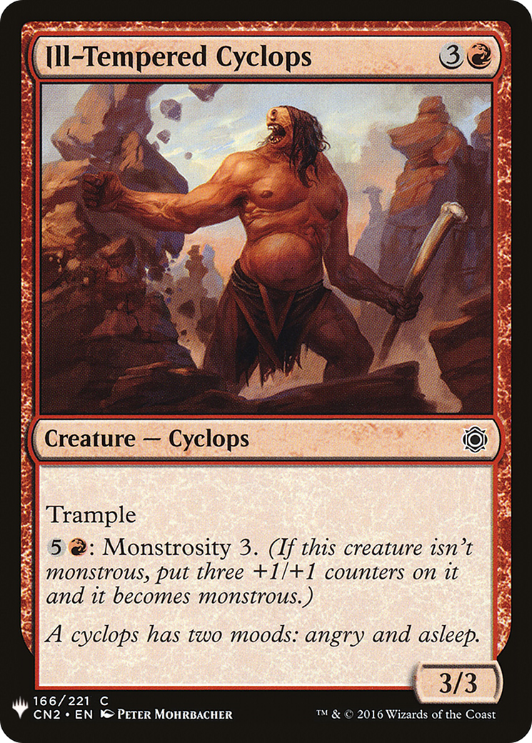 Ill-Tempered Cyclops (CN2-166) - The List