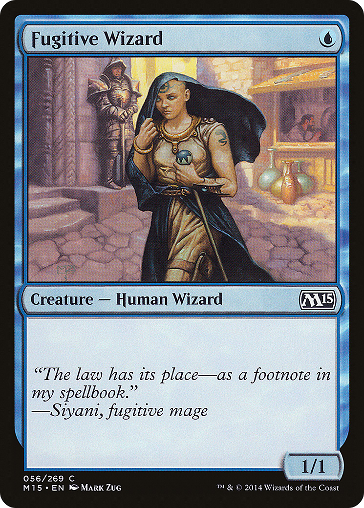 Fugitive Wizard (056) Foil - Magic 2015