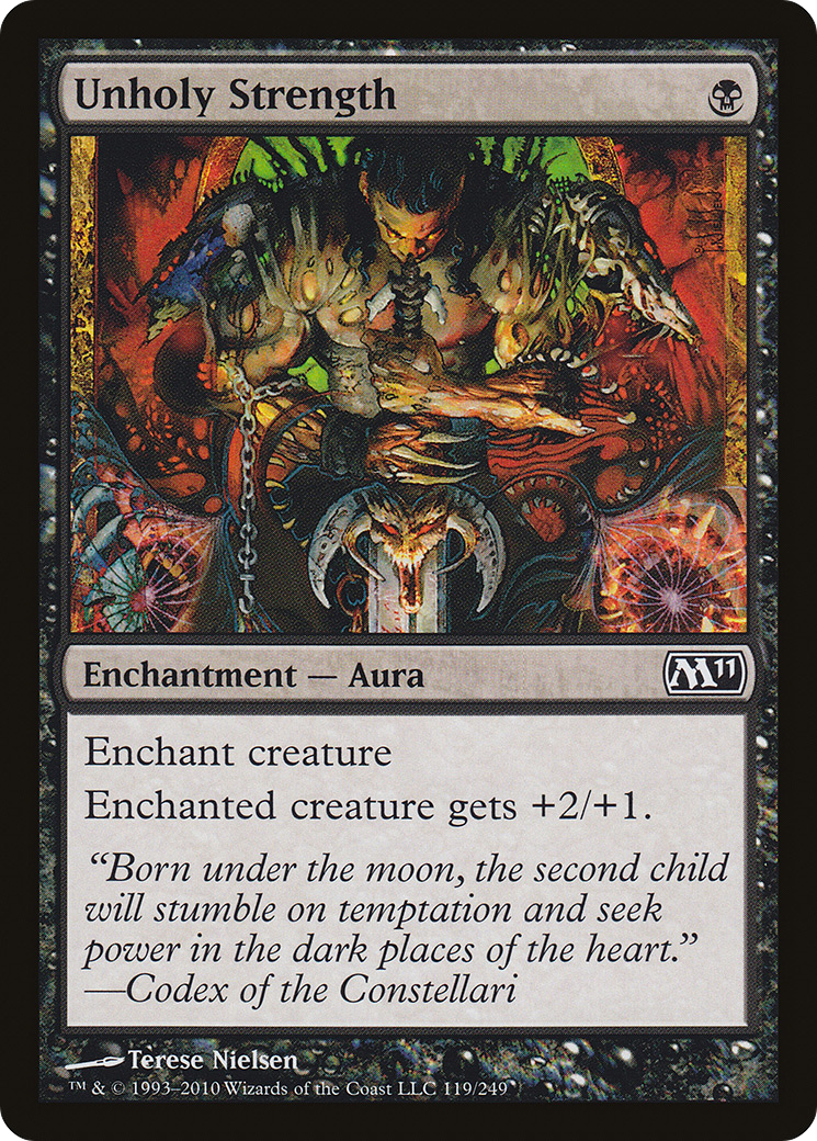 Unholy Strength (119) Foil - Magic 2011