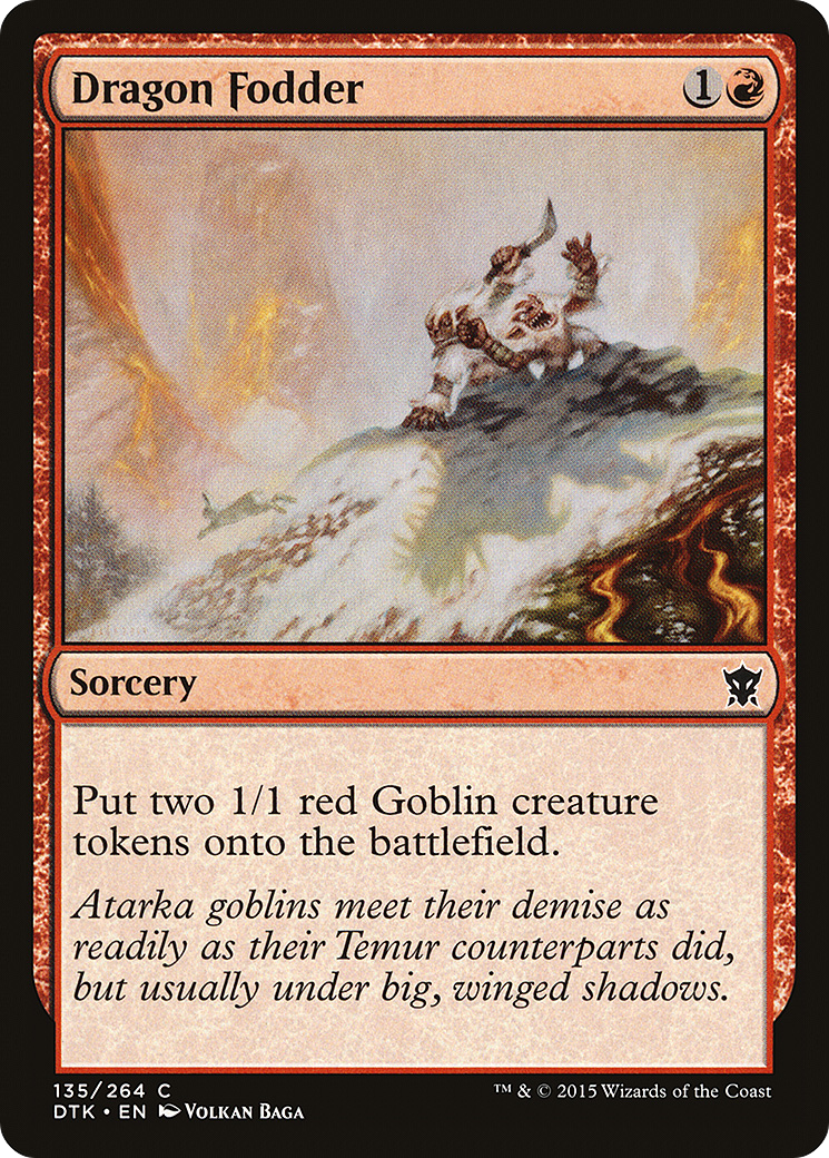 Dragon Fodder (135) - Dragons of Tarkir