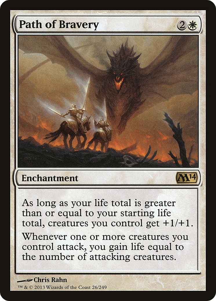 Path of Bravery (026) Foil - Magic 2014