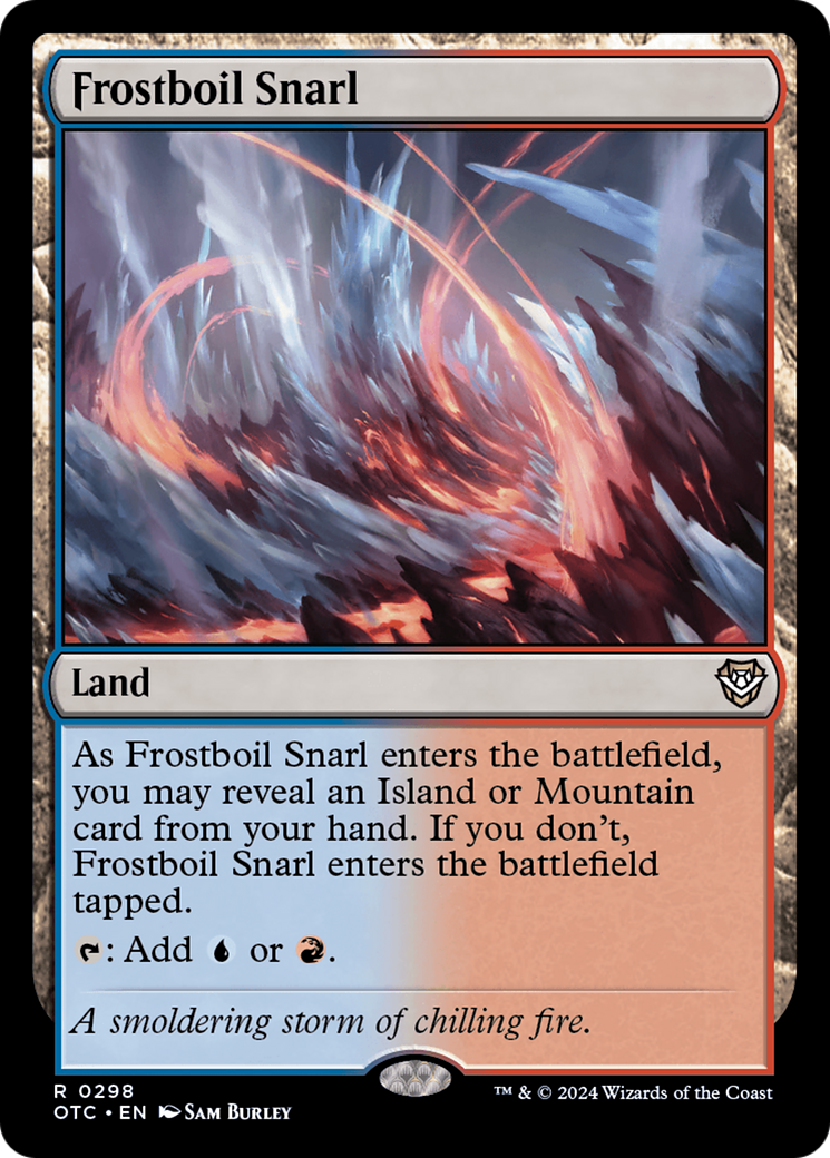 Frostboil Snarl (298) - Outlaws of Thunder Junction Commander