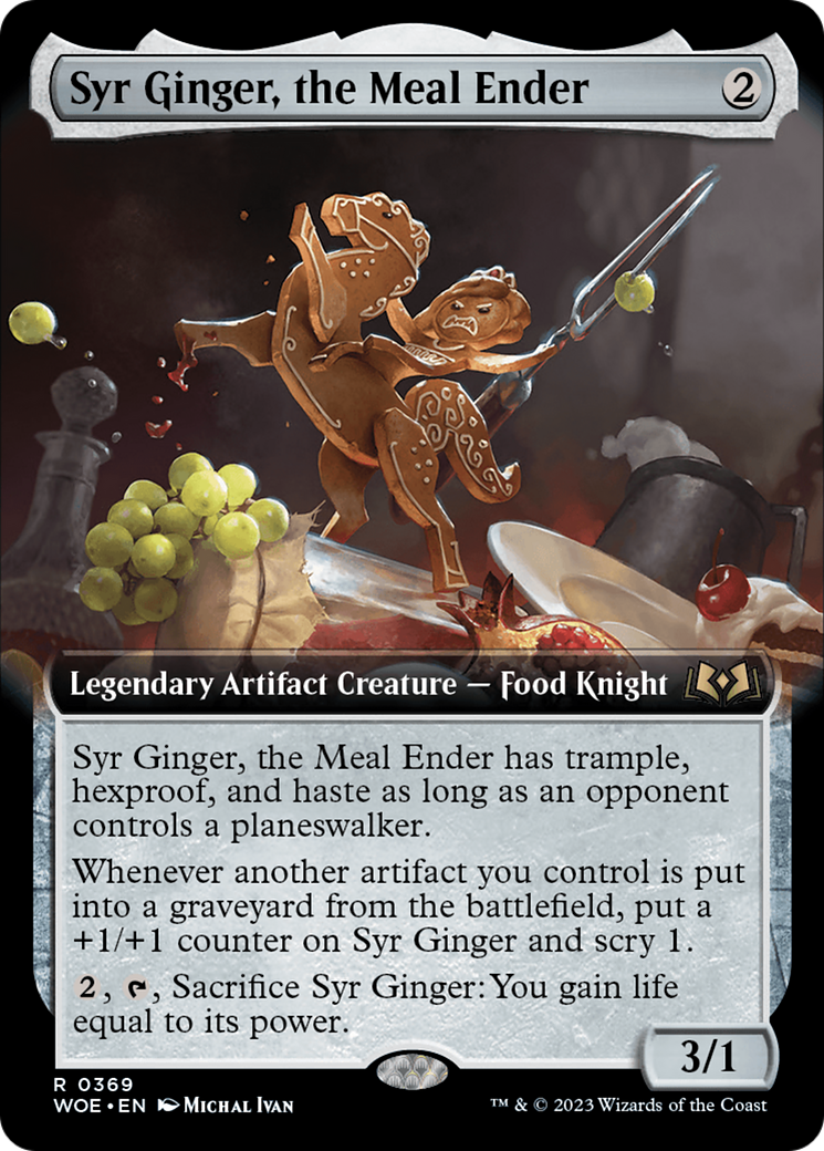 Syr Ginger, the Meal Ender (Extended Art) (369) Foil - Wilds of Eldraine