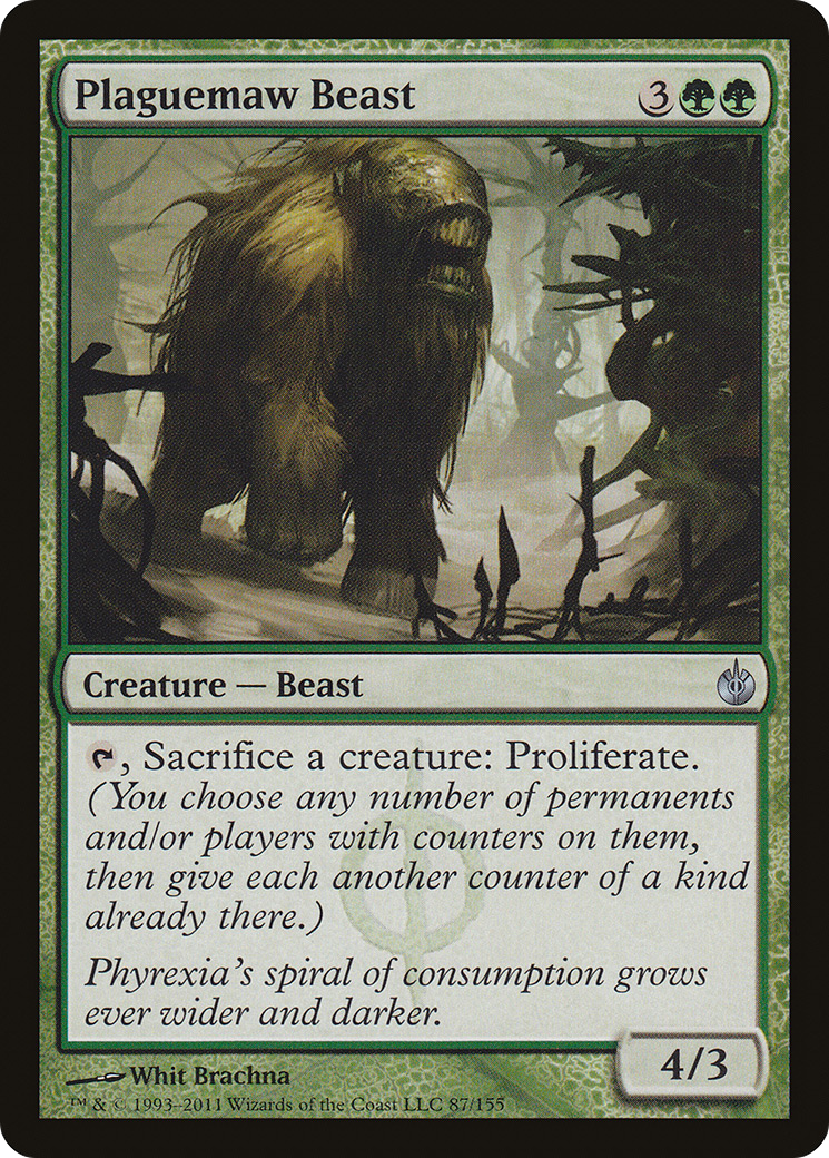 Plaguemaw Beast (087) - Mirrodin Besieged