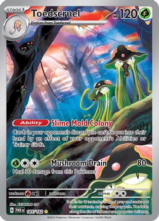 Toedscruel - 185/182 (185) Holofoil - SV04 Paradox Rift
