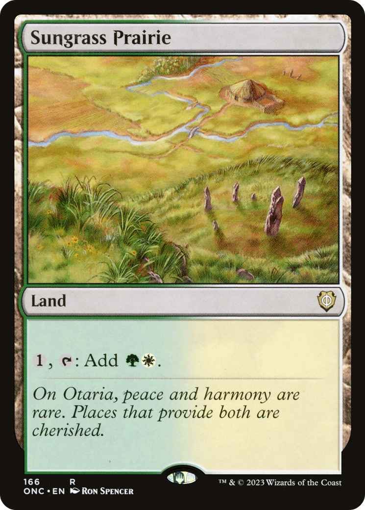 Sungrass Prairie (166) - Phyrexia: All Will Be One Commander