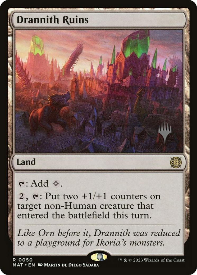 Drannith Ruins (050) Foil - March of the Machine: The Aftermath Promos