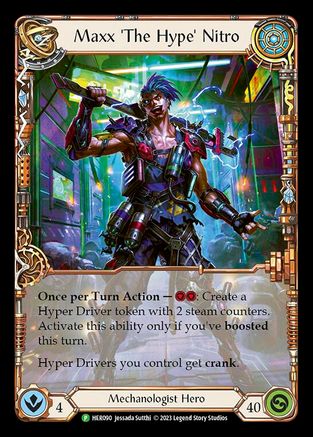 Maxx 'The Hype' Nitro (HER090) Cold Foil - FaB Promos