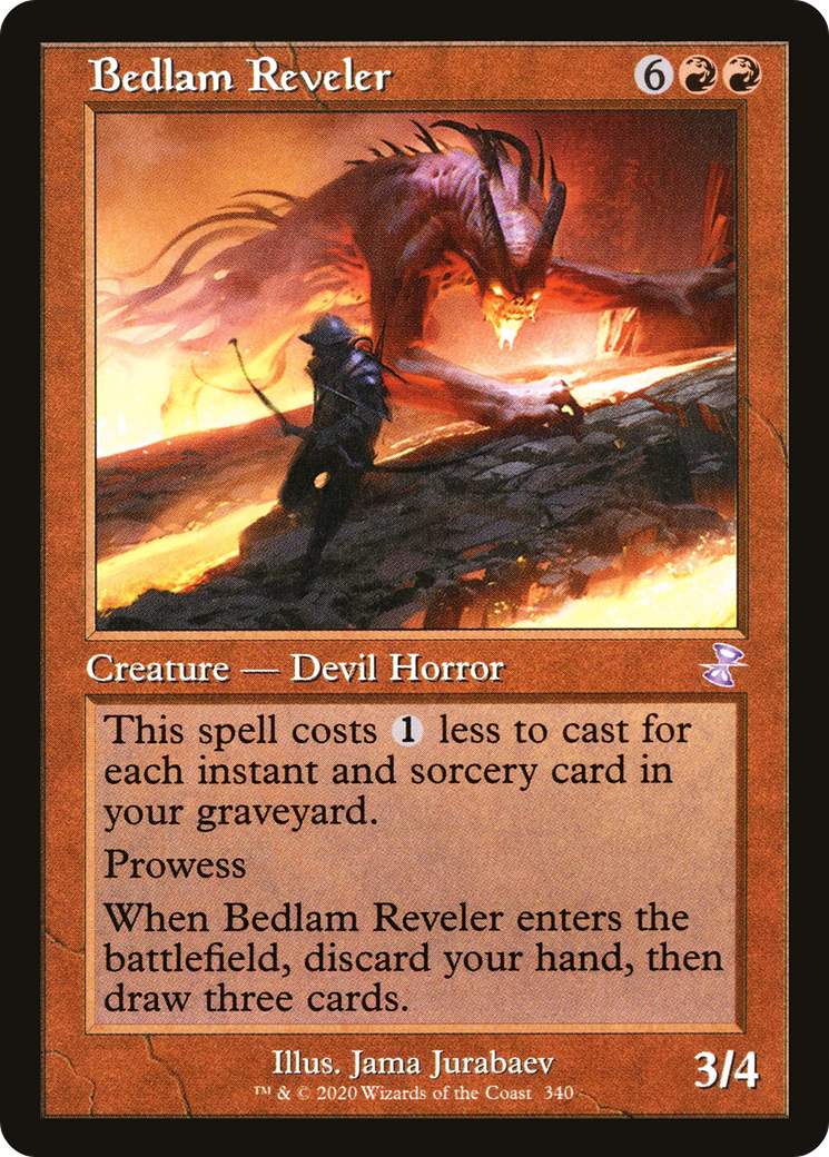 Bedlam Reveler (Retro) (340) Foil - Time Spiral Remastered