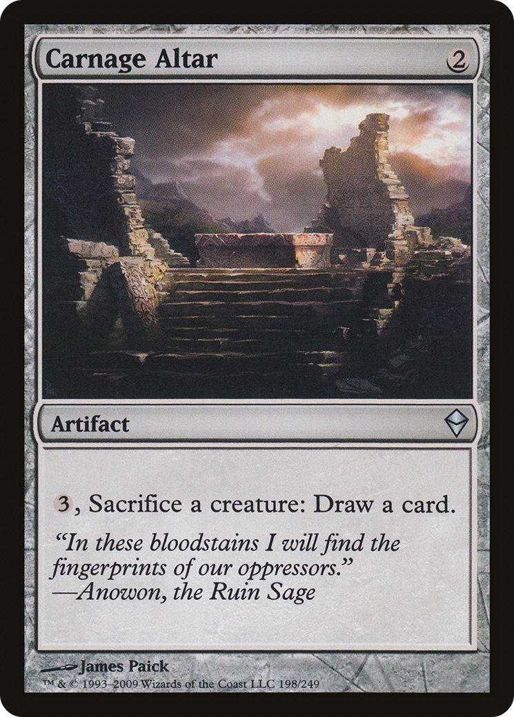 Carnage Altar (198) Foil - Zendikar