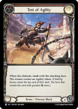 Test of Agility (HVY162) Rainbow Foil - Heavy Hitters