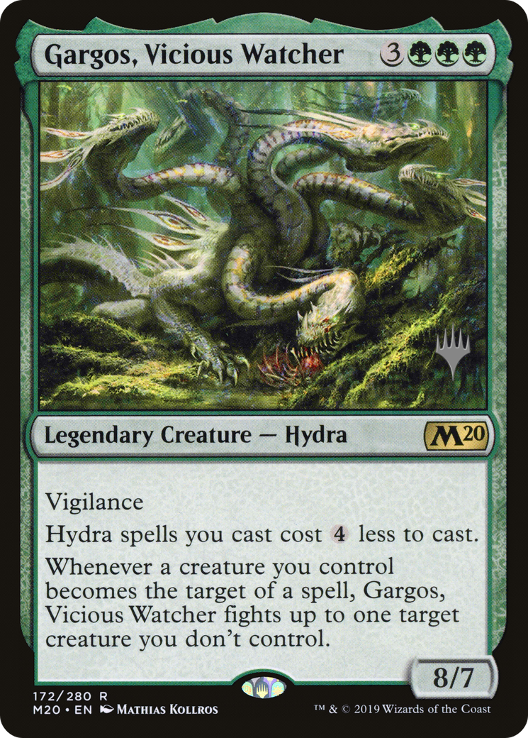 Gargos, Vicious Watcher (172) Foil - Core Set 2020 Promos
