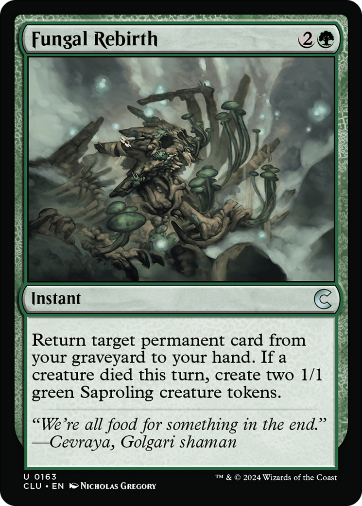Fungal Rebirth (163) - Ravnica: Clue Edition