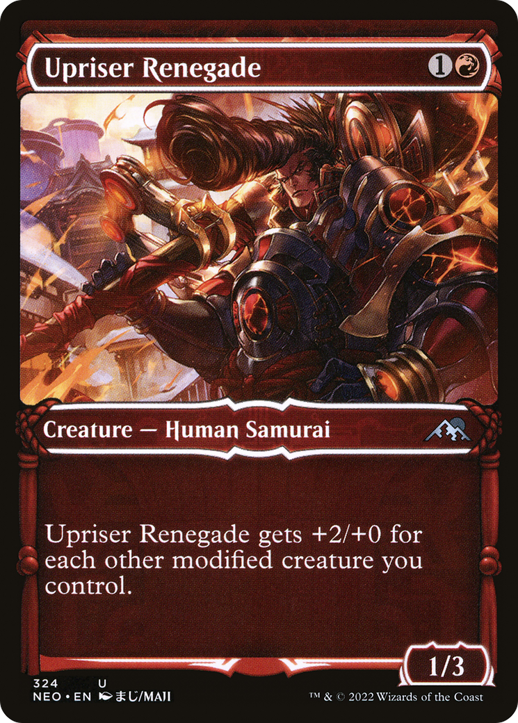 Upriser Renegade (Showcase) (324) - Kamigawa: Neon Dynasty