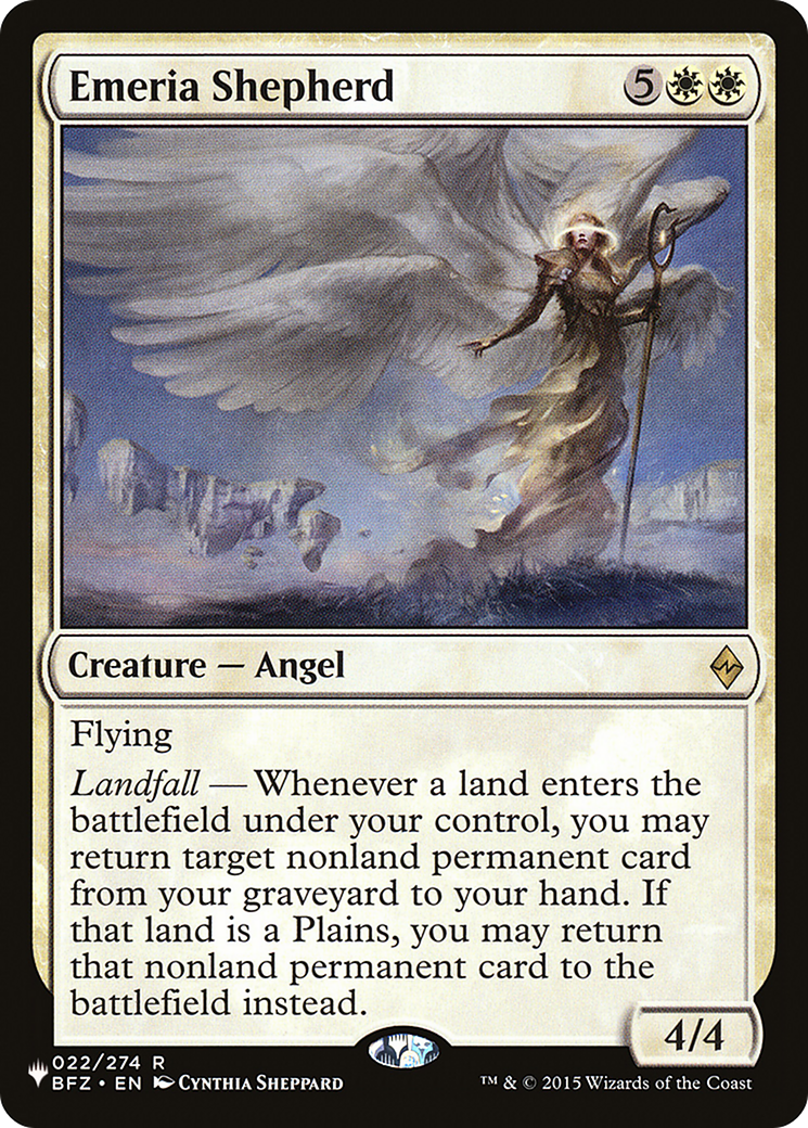 Emeria Shepherd (BFZ-22) Foil - The List