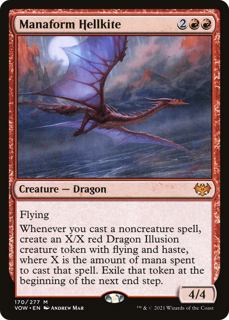 Manaform Hellkite (170) Foil - Innistrad: Crimson Vow