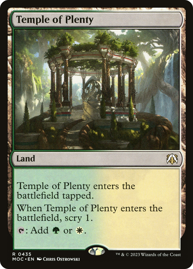 Temple of Plenty (435) - March of the Machine Commander