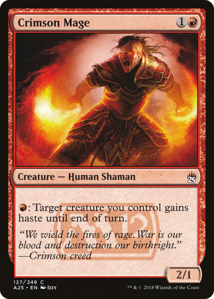 Crimson Mage (127) Foil - Masters 25