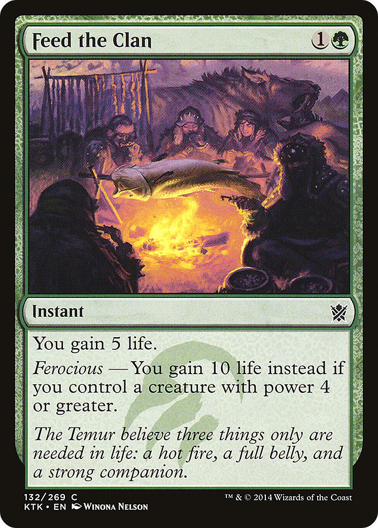 Feed the Clan (132) - Khans of Tarkir